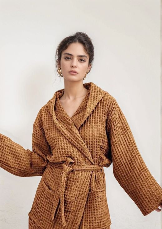 Waffle Bathrobe 